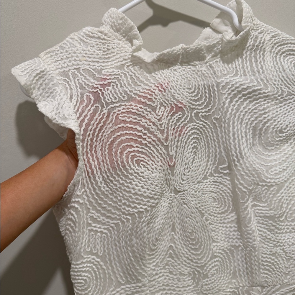 Anthropologie White Dress - Picture 3 of 7